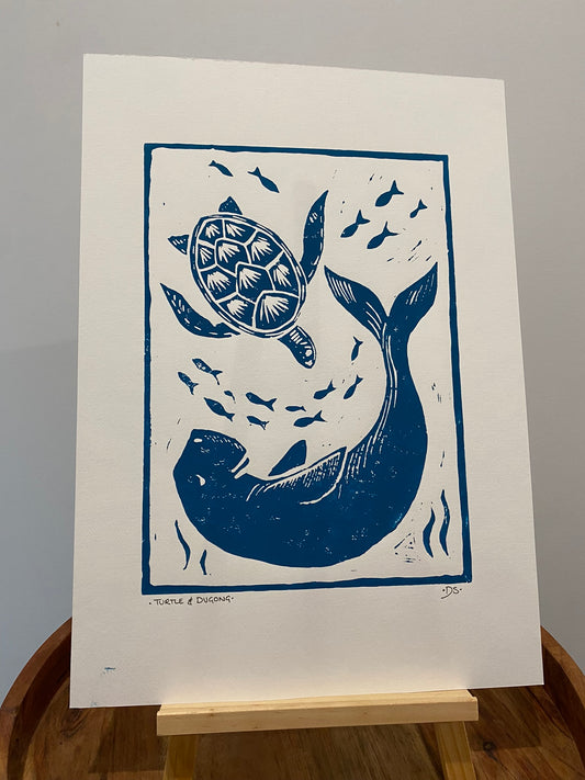 A3 Lino Print