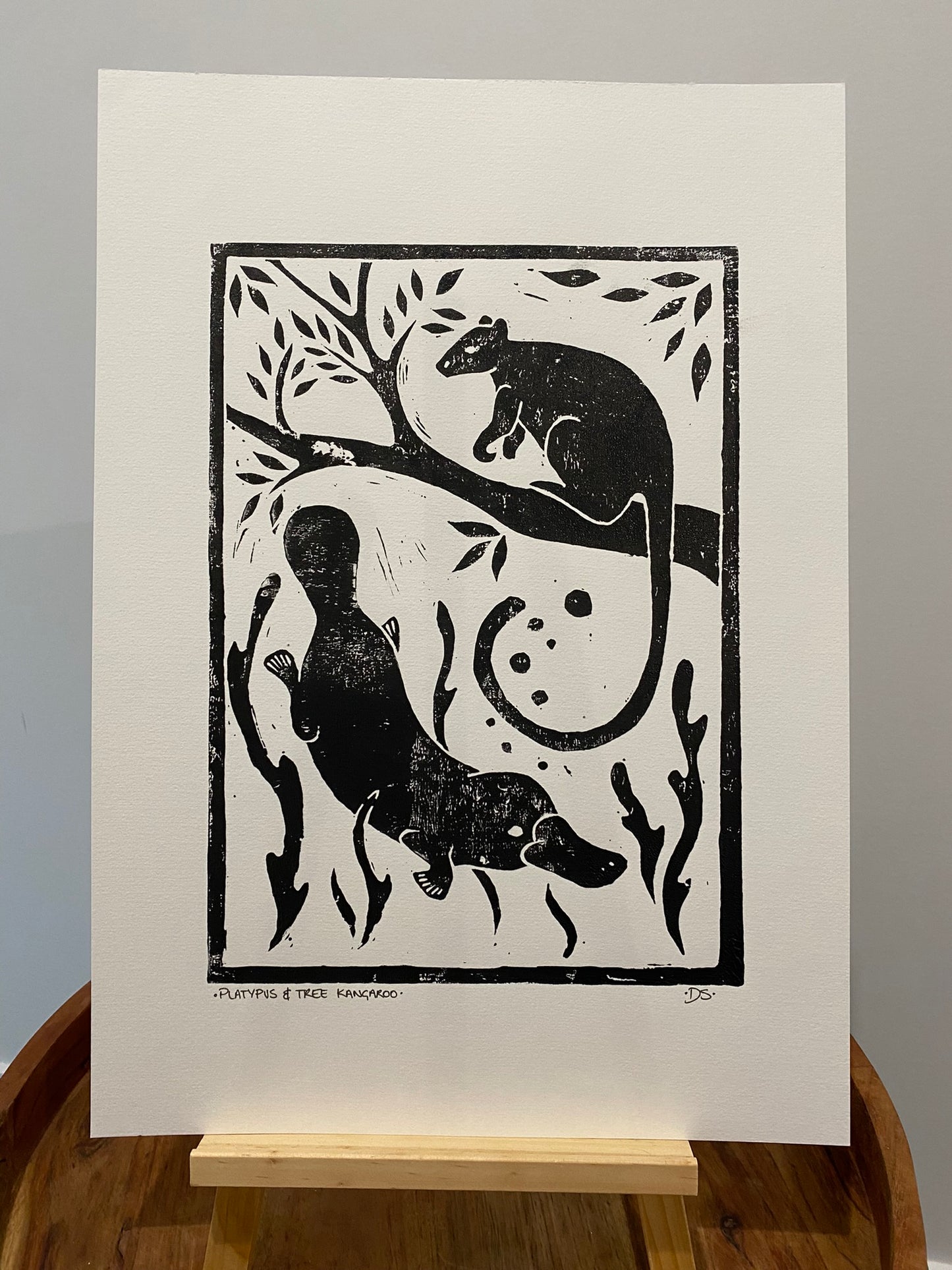 A3 Lino Print